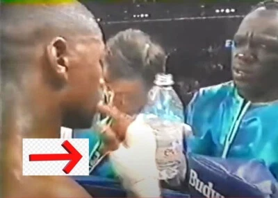 1998 FLOYD MAYWEATHER JR vs Melo Indian Boxing ID Card FOXWOODS CT MIGUEL DIAZ - Image 1 of 4