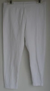 Capris Algodón Blanco Mujer Latón Ciruela Talla XS Excelente Estado - Imagen 1 de 2