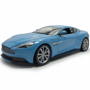 1/24 Scale Aston Martin Vanquish Model Car Diecast Collectible Vehicle Gift Blue - Picture 1 of 12