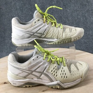 Asics Shoes Womens 9 Gel Resolution 6 Running Sneakers White Round Toe E550Y - Picture 1 of 16