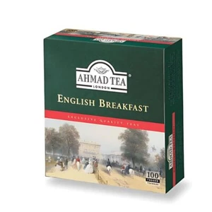 Ahmad English Breakfast té negro 100 bolsas de té etiquetadas - Imagen 1 de 1