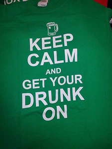 NUEVA CAMISETA DIVERTIDA KEEP CALM AND GET YOUR BORUNK ON - Imagen 1 de 1