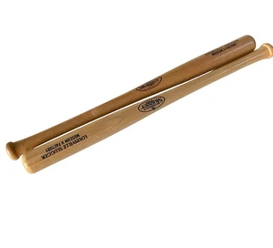 "Mini bates de béisbol Louisville Slugger auténticos museo fábrica madera 18"" par" - Imagen 1 de 3