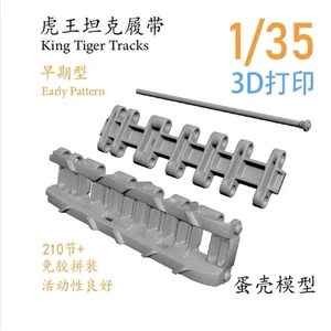 3d Printed 1/35 German Workable Tracks For King Tiger (tiger Ii) Early Prod. - Picture 1 of 6