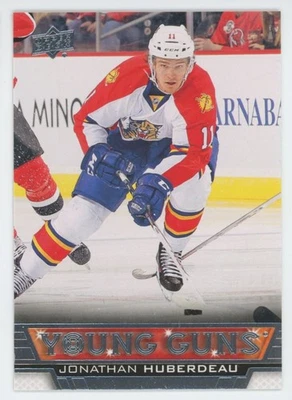 2013-14 UPPER DECK Jonathan Huberdeau YOUNG GUNS RC ROOKIE - Image 1 of 2