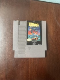 Ultima Quest of The Avatar NES Nintendo Game With Sleeve 1990 Tested