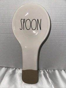 NEW Rae Dunn | 'Spoon' Ceramic Spoon Rest For Kitchen Cooking - Picture 1 of 13