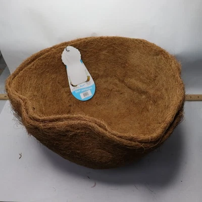 Pride Garden Products 16 pulgadas Forro de coco AquaSav para colgar cestas Foto 1 de 4