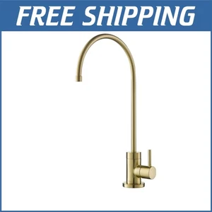 Stylish Lead-Free Kitchen Faucet in Spot Free Antique Bronze for Clean Water - Picture 1 of 12