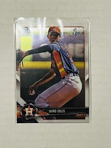 JAIRO SOLIS 2018 Bowman Chrome 1st RC #232 Astros
