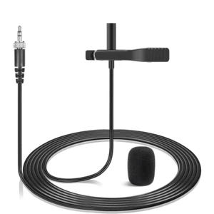 Ansteck Lavalier Mikrofon Krawattenklammer Mikrofon Mini Schraubbuchse 3,5 mm passt Trantec Shure - Bild 1 von 5