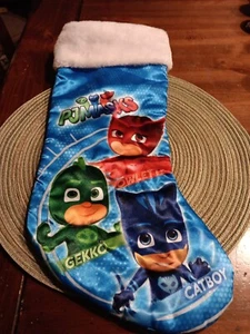 PJ Masks Superheros Catboy Owlette Gekko Blue Christmas Stocking Kurt S. Adler - Picture 1 of 11