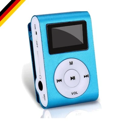 Tragbarer MP3-Player mit Clip, Digital-HiFi-Musikplayer mit Verlustfreiem Sou... - Bild 1 von 4