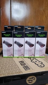Dummy Security Cameras 4-pack, Black - Fake Surveillance - Picture 1 of 3