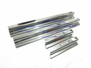SILL SCUFF PLATE 4 DOOR STAINLESS STILL SET FOR ISUZU MU-X MUX SUV 2013-2018 15 - Picture 1 of 3