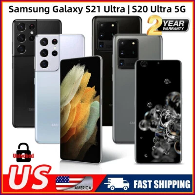 NEW SEALED Samsung Galaxy S20 Ultra 5G S21 Ultra 5G Unlocked GSM+CDMA phone