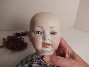 Antique Hertel Schwab 152 German Bisque Doll 17" Louis Wolf & Co 10 Baby Girl - Picture 1 of 6