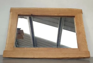 Oak Framed Wall Mirror | Vintage Mirror, Kiln Dried Oak - Picture 1 of 4