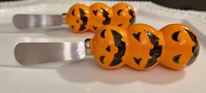 Upware Halloween / Calabaza / Jack-o-Lantern Lote de 2 Esparcidores de Queso o Mantequilla - Imagen 1 de 4