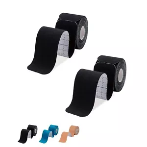Kinesiology Tape Precut 2 Rolls Pack Athletic Tape for Muscle Joints Support ... - Picture 1 of 7