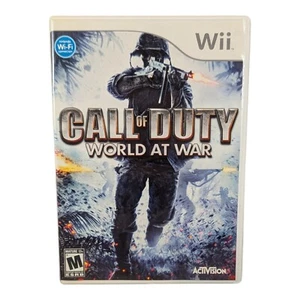 Wii Call of Duty World at War - Nintendo No Fingerprints Excellent Condition A+ - Picture 1 of 3