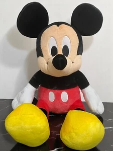 Disney Mickey Mouse Grande Plush Toy Sitting Ver. SEGA Amusement Prize New - Picture 1 of 24