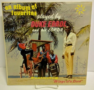 Duke Errol And His Lords An Album Of Favorites, C-LP-3081, Band Signed Reggae LP - Imagen 1 de 9