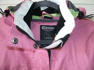 *** Tolle Regenjacke * 38 * Killtec * Rosa / Kariert *** - Bild 1 von 10