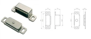 Latón Carlisle - FTD850NP - Captura magnética de acero superior (placa de níquel) - Imagen 1 de 1