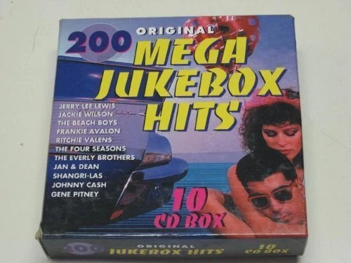 200 Original Mega Jukebox Hits (10CD-Box) Fats Domino, Gene Vincent,.. [xCD-Set] - Bild 1 von 1