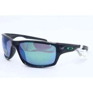  Oakley Canteen OO9225-04 Wrap Black Sunglasses Green Polarized Lens 60mm (A) - Picture 1 of 6