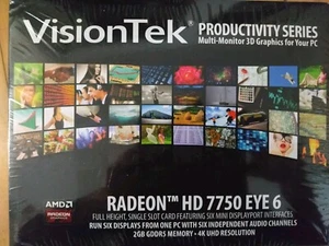 VisionTek AMD Radeon HD 7750 Eye 6 GPU Graphics card - Picture 1 of 2