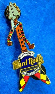 GUITARRA TAMPA HOTEL CASINO GRAN APERTURA TRIBAL SPEAR FLY V PIN Hard Rock Café - Imagen 1 de 1