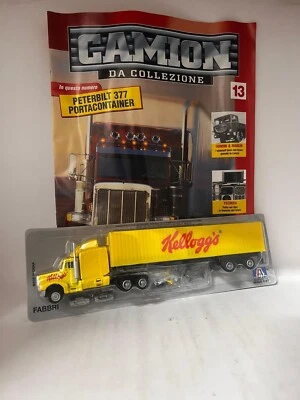 PETERBILT 377 PORTACONTAINER 1:87 USCITA 13 Kellogg'sCAMION ITALERI - Immagine 1 di 2