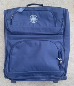 PAN AM First Class Airlines Rolling Suitcase Carry All Luggage Bottom Drop 23" - Picture 1 of 11