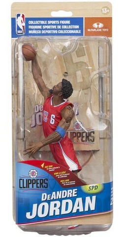 DeAndre Jordan LA Clippers NBA McFarlane action figure NIB Series 29 Los Angeles Cover