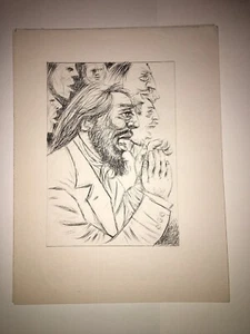 Picasso - Suite de cinq gravures de Picasso. Vers 1960. - Imagen 1 de 6