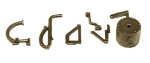 PS626 PECO O Gauge Dean Churchward Vacuum Brake Fittings & Pipes RO-6 - Picture 1 of 1