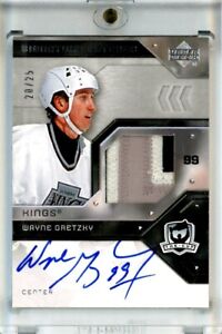 2006-07 The Cup Signature Patches WAYNE GRETZKY Patch Auto 20/25 - KINGS