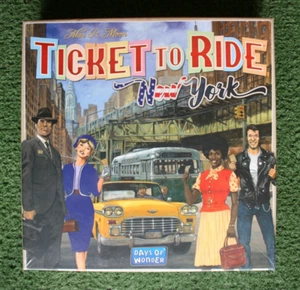 Alan R. Moon TICKET TO RIDE New York Strategy Board Game - New & Sealed! - Picture 1 of 3