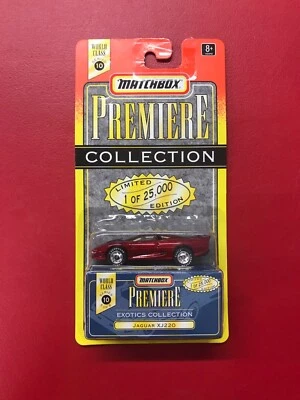 Matchbox 1997 Premiere Exotics Collection Jaguar XJ220 World Class Series 10 - Image 1 of 3