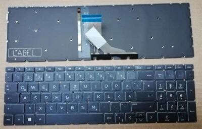 UNTERSCHIEDLICH Tastiera HP 250 G7 G8, 255 G7 G8, 256 G7 G8, 258 G7 G8 tastiera retroilluminata tedesca