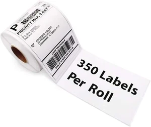 4"x6"Thermal Shipping Labels, 350Labels Self Adhesive Labels Blank Thermal Label - Picture 1 of 7