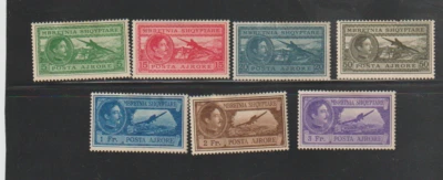 Albania Scott # C29-C35 Set of (7) Hinged OG 1930.Air Post - Image 1 of 2