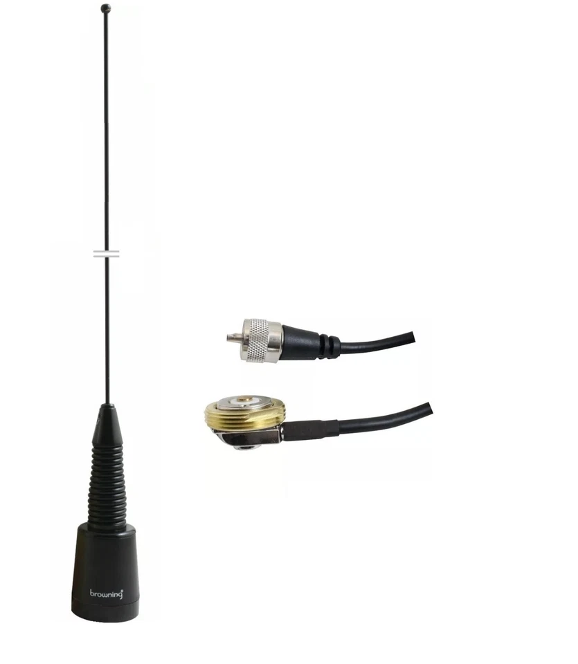 5/8 Wave 2 Meter Murs Black Antenna Browning Br-150b BR150B VHF