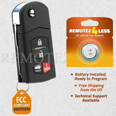 Keyless Entry Remote for 2010 2011 2012 2013 Mazda 3 Car Key Fob Control Foto 1 de 4