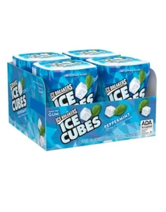 NEW Ice Breakers Ice Cubes Peppermint Gum 40 Count (Pack of 4) 160 Total Pieces - Picture 1 of 1
