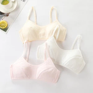 Paquete de 3 Sujetadores de Entrenamiento para Adolescentes Niños Niñas Ropa Interior Prendas para el torso Cortas Deportes Primer Sujetador Nuevo - Imagen 1 de 8