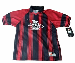 Nike X Percival The Players Club Soccer Jersey Futbol Kit Red XL Deadstock Rare  - Picture 1 of 9