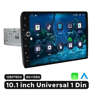 10.1 Zoll Single Din Autoradio 8GB RAM Autoradio In Dash GPS Navigation CarPlay  - Bild 1 von 11